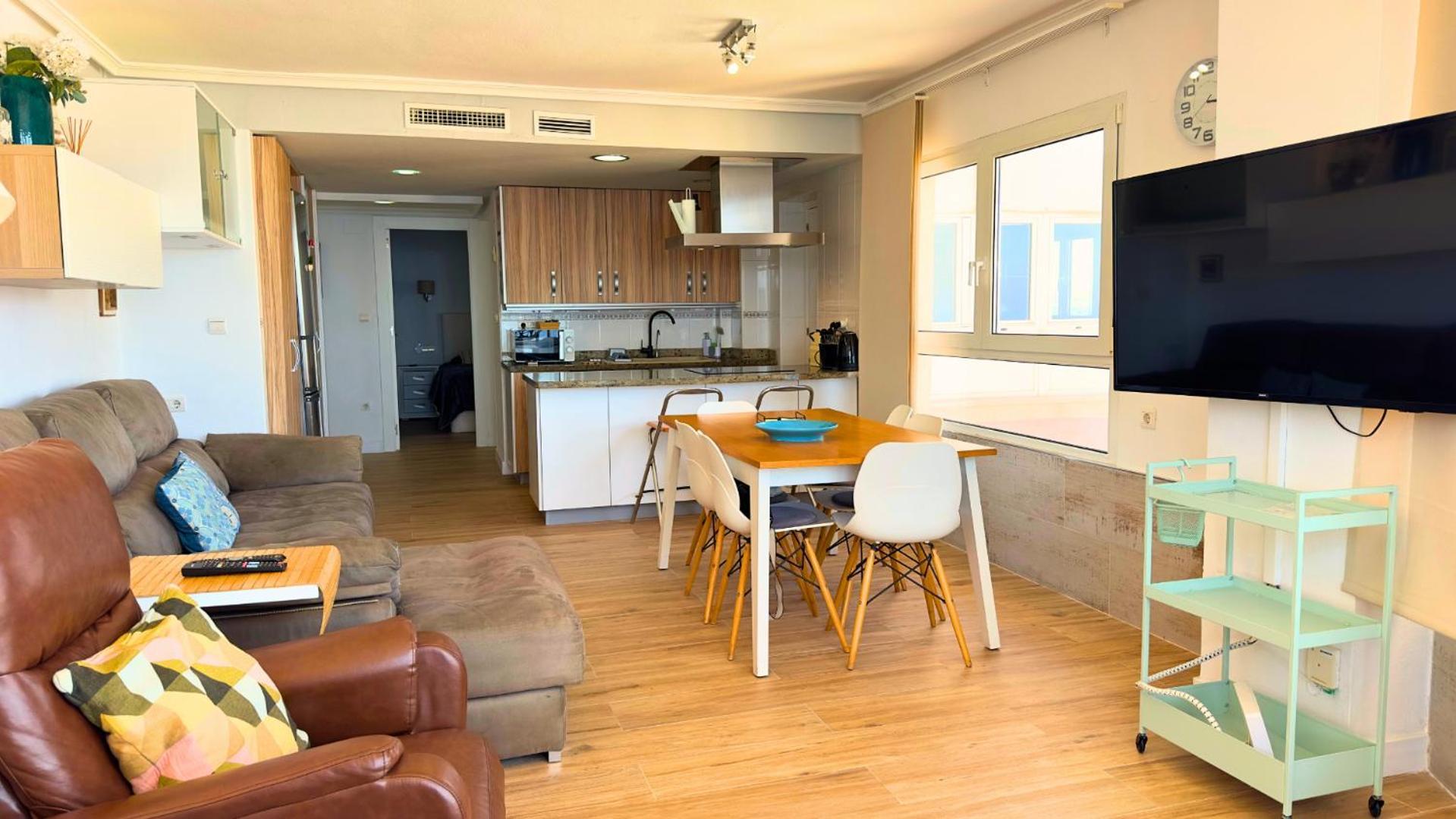 Atico A 50M Del Mar. Parking Gratis. A/C Apartment El Campello Ngoại thất bức ảnh